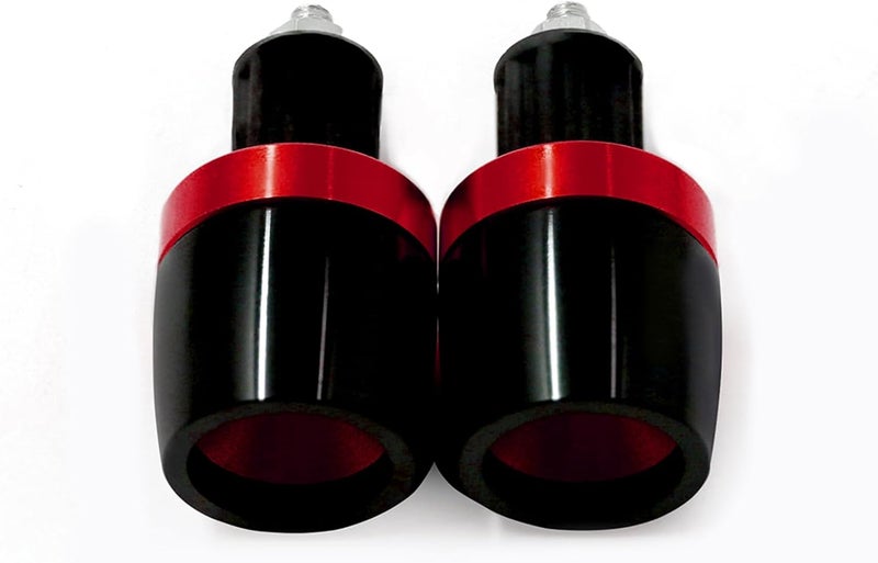 HAONEL 7/8" Universal Motorcycle Handlebar Grips Plug Aluminum Bar End Cap Sliders Replacement for Suzuki SV650 DR650 DR 650 S/SE Bandit GSF250 GSF600 GSF650 GSF1200 - Image 2